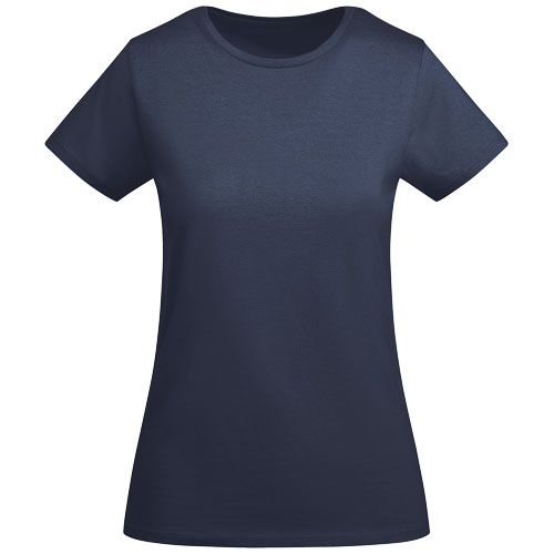 T-shirt personnalisé coton bio 175g femme Breda Roly Bleu marine